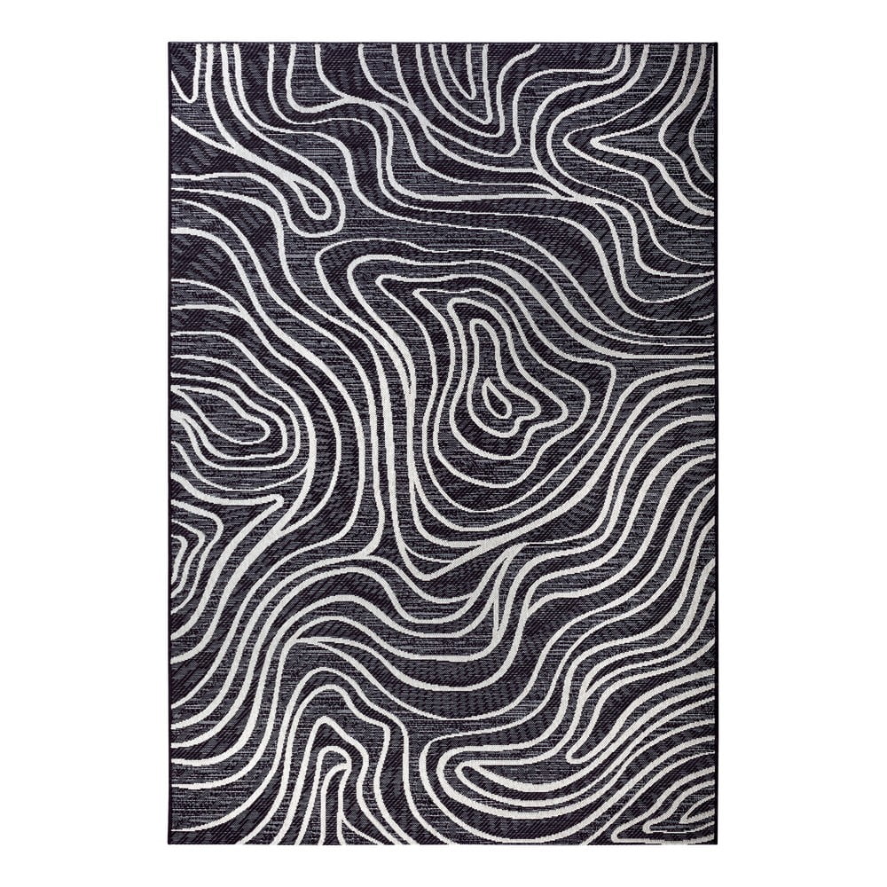 Antracitszürke kültéri szőnyeg 155x230 cm – Elle Decoration