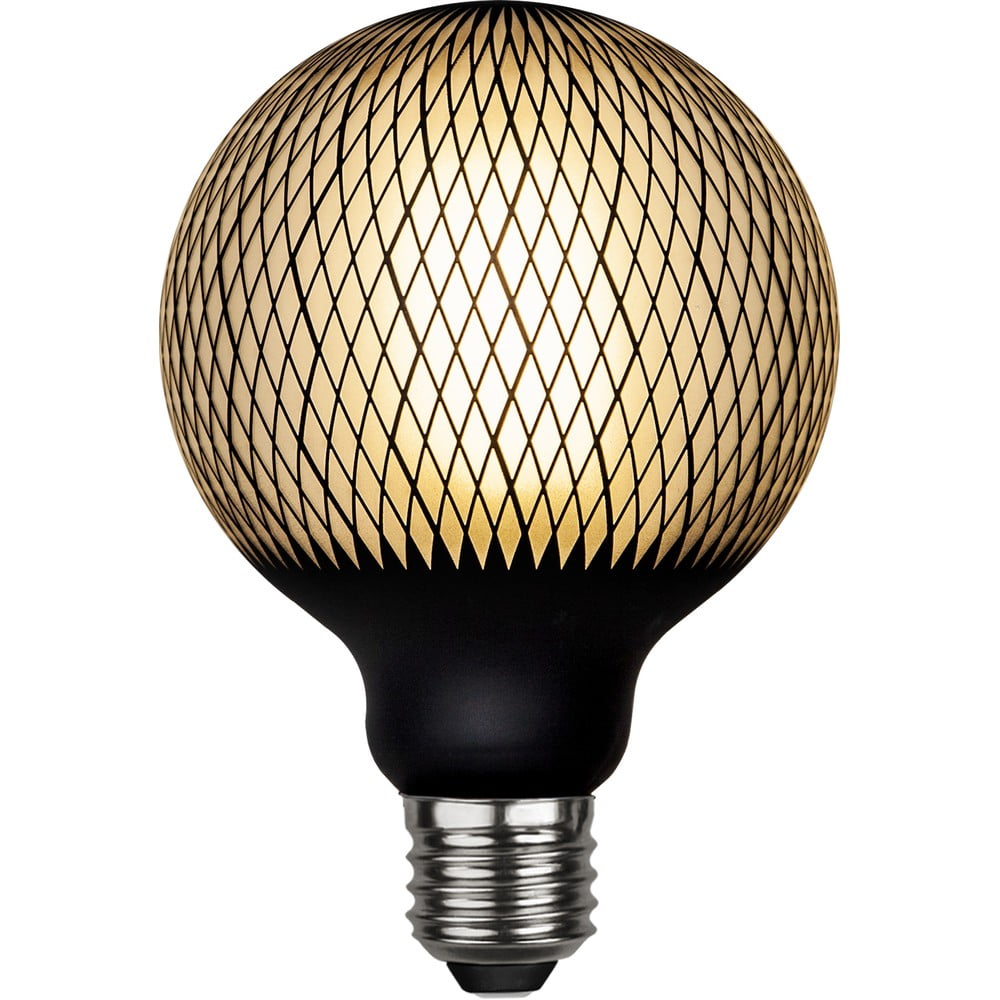 Meleg színű LED szabályozható izzó E27, 4 W Graphic Diamond – Star Trading