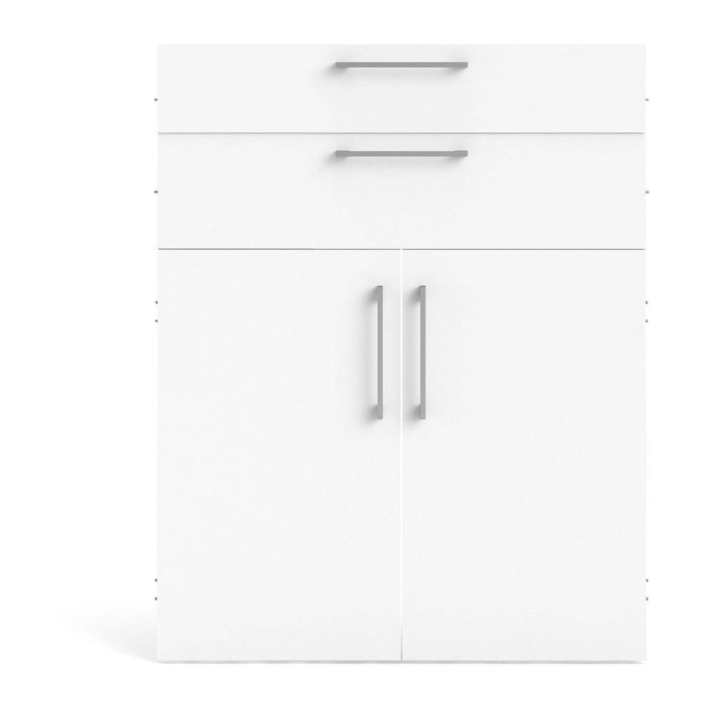 Fehér moduláris polcrendszer elem 84x105 cm Prima – Tvilum