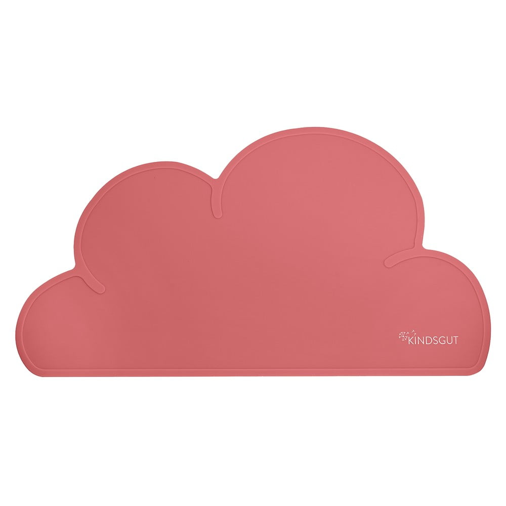 Cloud sötét rózsaszín szilikon tányéralátét, 49 x 27 cm - Kindsgut