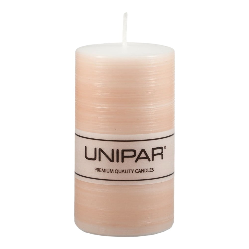 Finelines világos narancssárga gyertya, égési idő 40 óra - Unipar