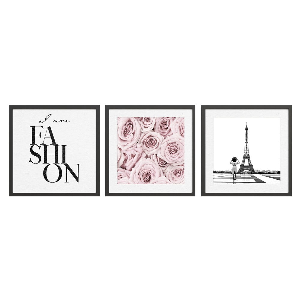 Kép szett 3 db-os 30x40 cm Parisienne – Styler