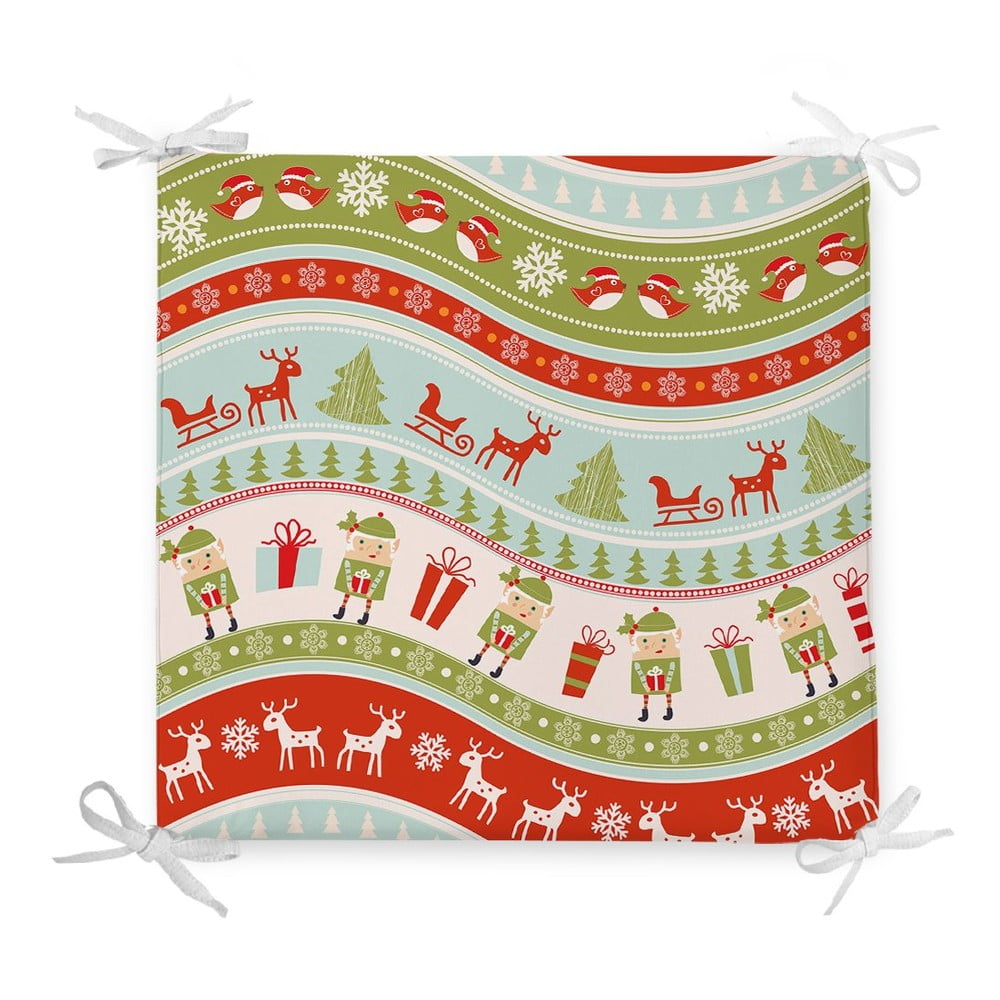 Covers Elves karácsonyi pamutkeverék székpárna, 42 x 42 cm - Minimalist Cushion Covers
