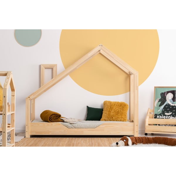 Luna Bek borovi fenyő házikó ágy, 90 x 200 cm - Adeko