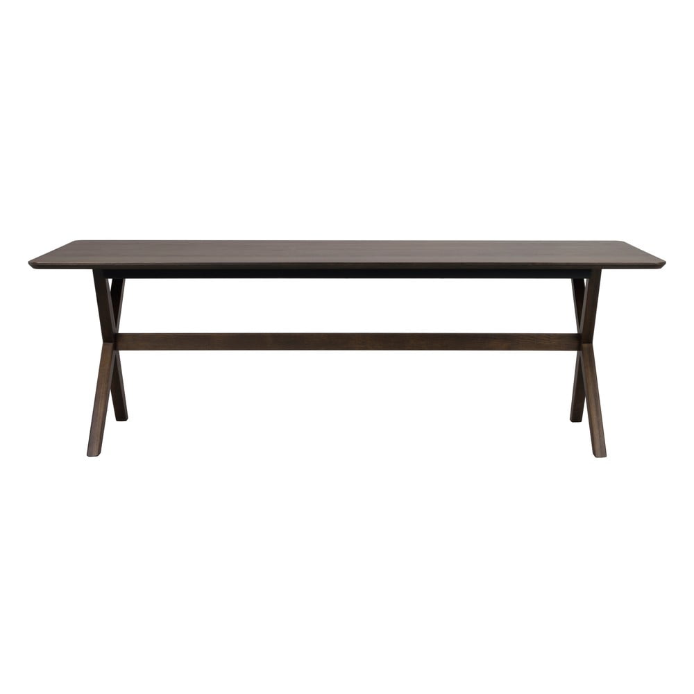 Étkezőasztal tölgyfa dekoros asztallappal 230x95 cm calverton - rowico