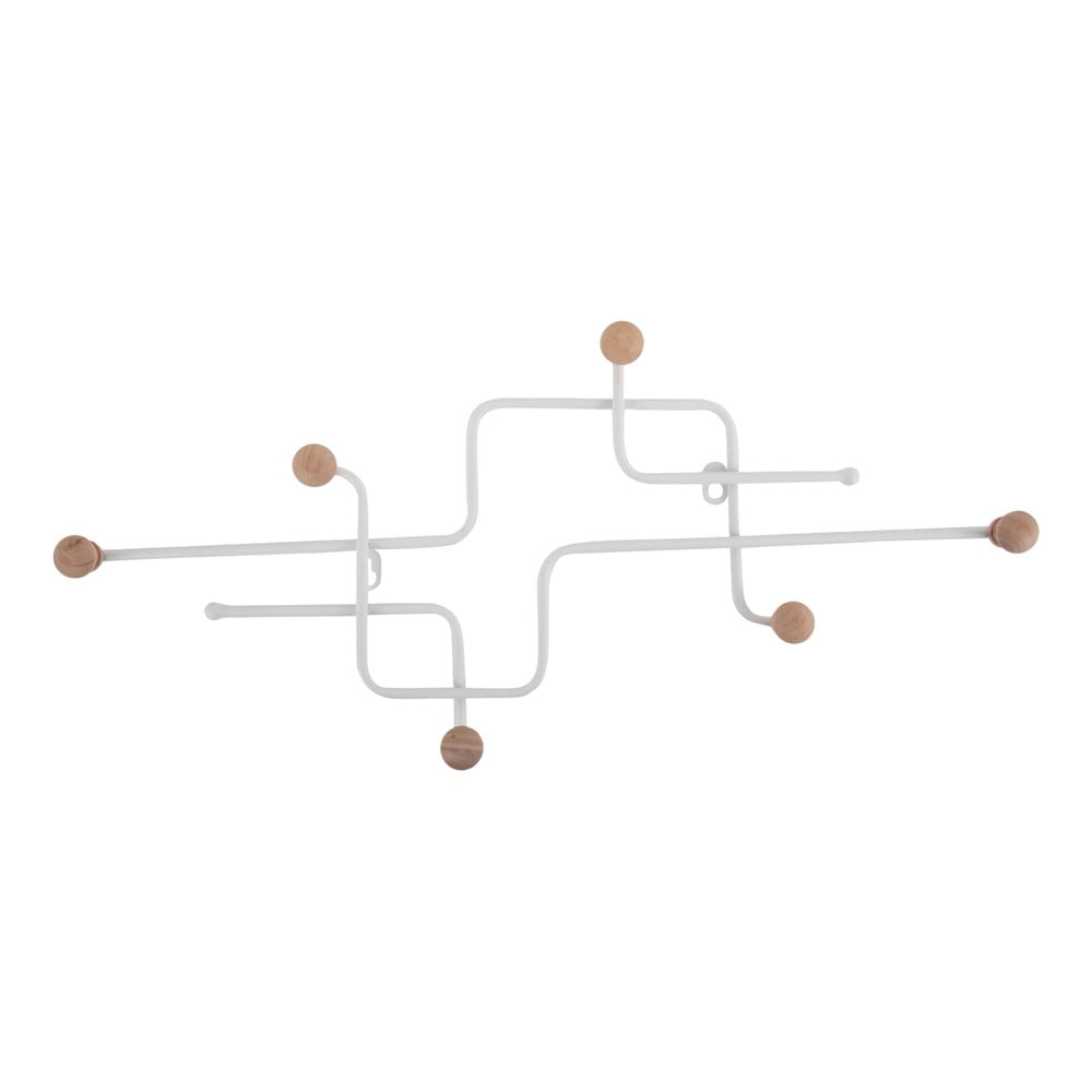 Fehér fém fali fogas 60,5 cm Metro – PT LIVING