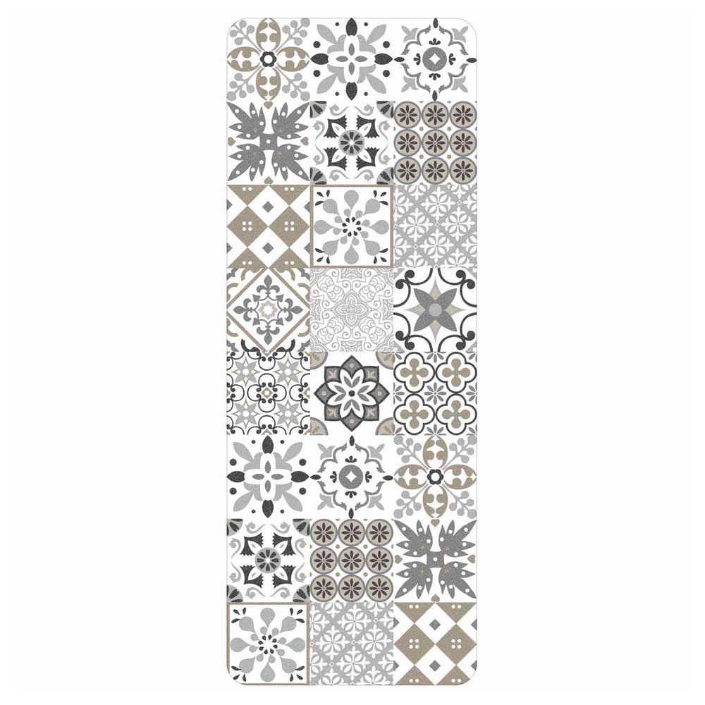 Fehér PVC futószőnyeg 45x120 cm Salou – douceur d'intérieur