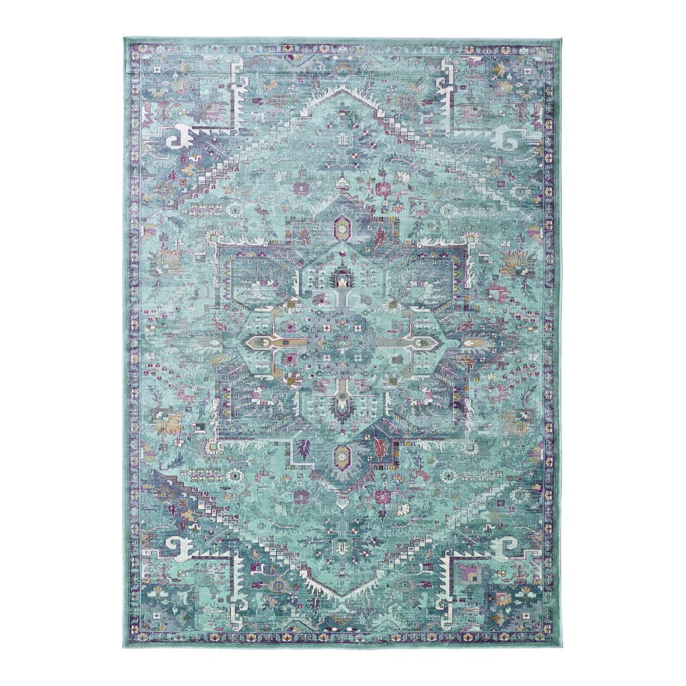 Lara türkiz viszkóz szőnyeg, 120 x 170 cm - universal