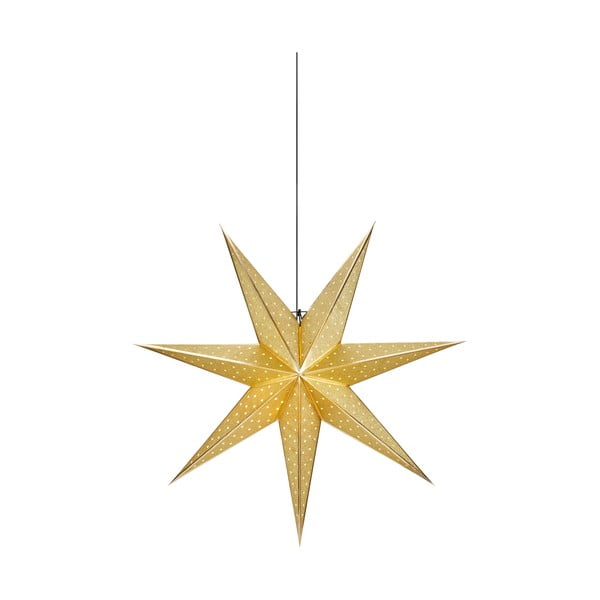 Glitter aranyszínű karácsonyi függő fénydekoráció, hosszúság 75 cm - Markslöjd