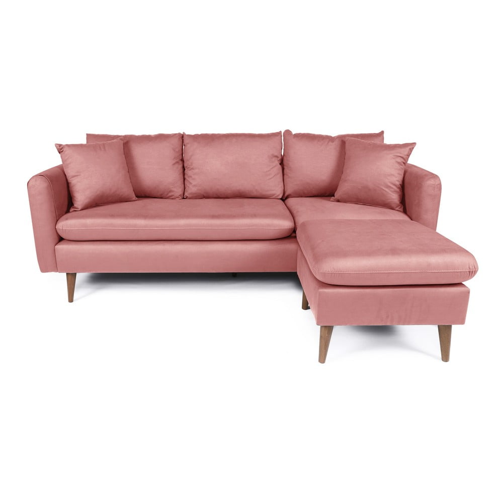 Világos rózsaszín kanapé 215 cm sofia – balcab home