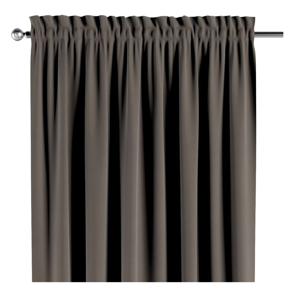 Szürkésbézs függöny 260x130 cm Posh Velvet - Yellow Tipi