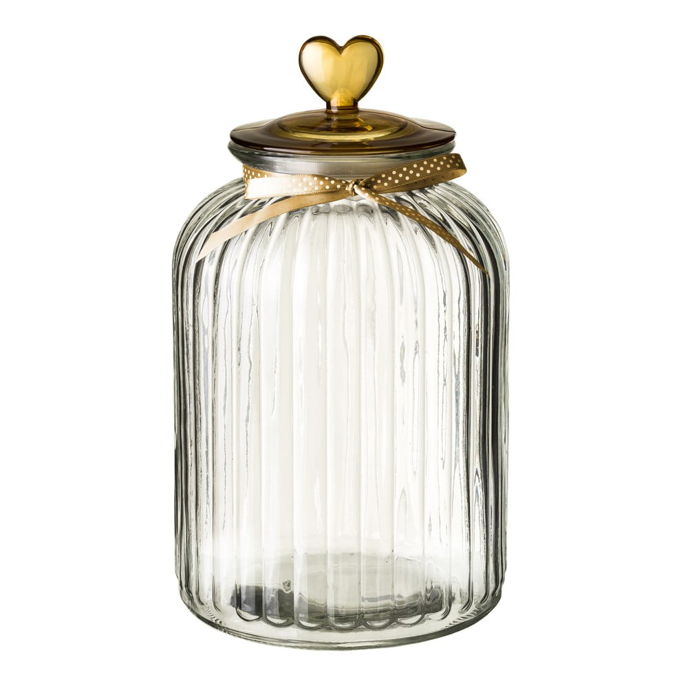 Heart üvegdoboz aranyszínű fedéllel, 5,4 l - Unimasa