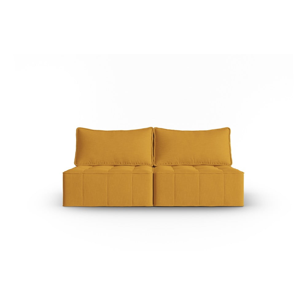 Sárga kanapé 160 cm mike – micadoni home