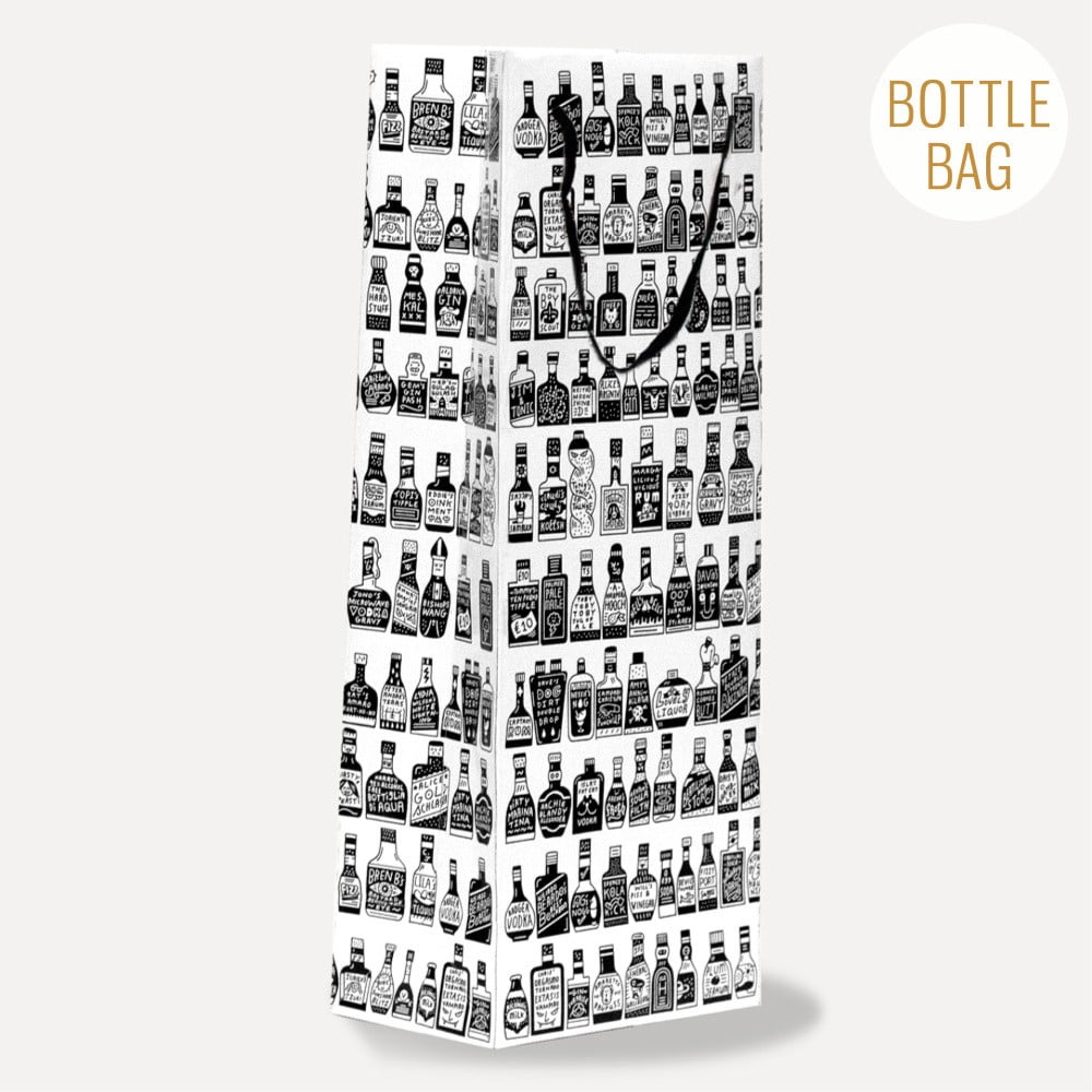 Bottles dísz italtasak, 13,5 x 36,5 cm - U Studio Design