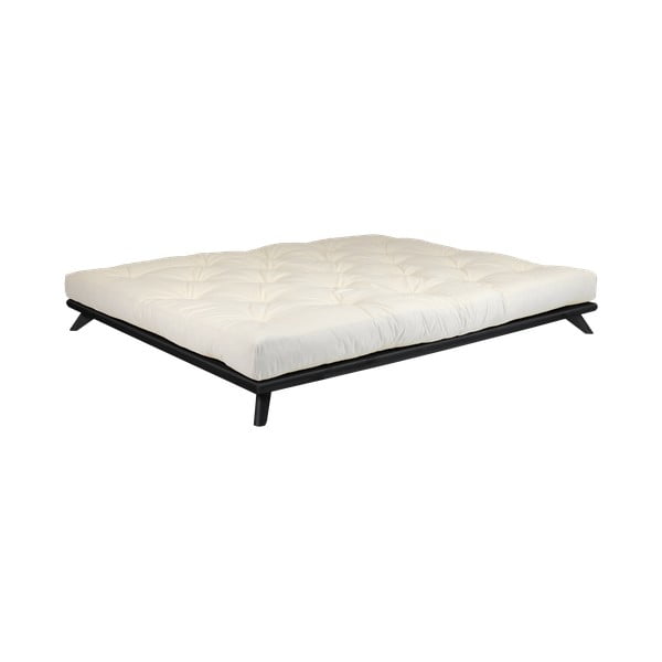 Senza Bed Black ágy, 180 x 200 cm - Karup Design