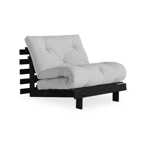 Roots Black/Light Grey világosszürke kinyitható fotel - Karup Design