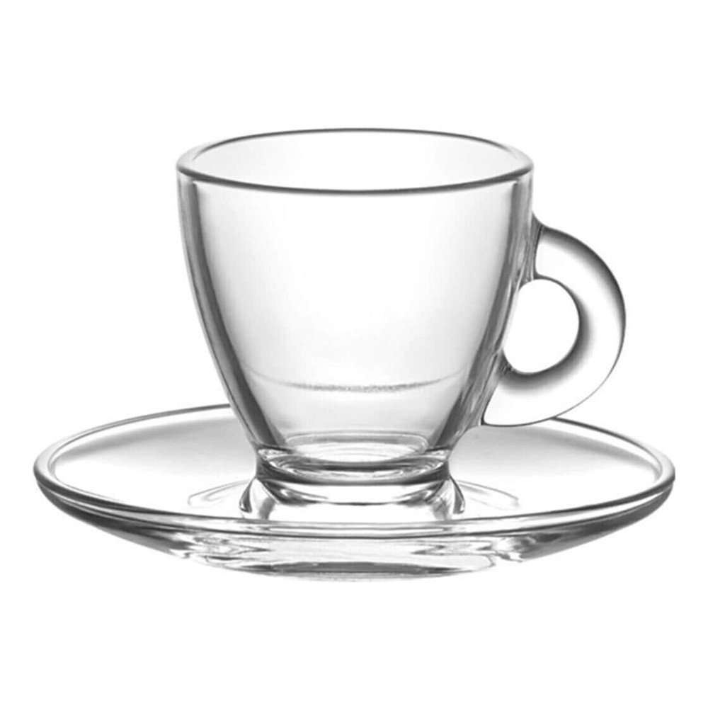 Üveg csésze szett 6 db-os 95 ml – Hermia