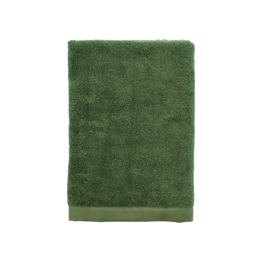 Zöld organikus pamut fürdőlepedő 70x140 cm Comfort Organic – Södahl