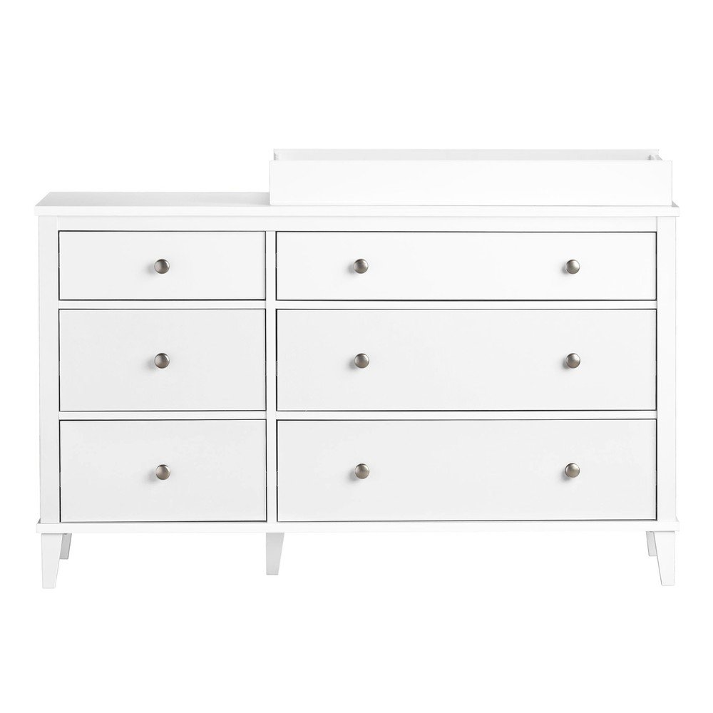 Fehér gyerek komód pelenkázó feltéttel 136x90x49 cm Poppy – Støraa