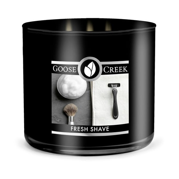 Fresh Shave illatgyertya dobozban férfiaknak, égési idő 35 óra - Goose Creek