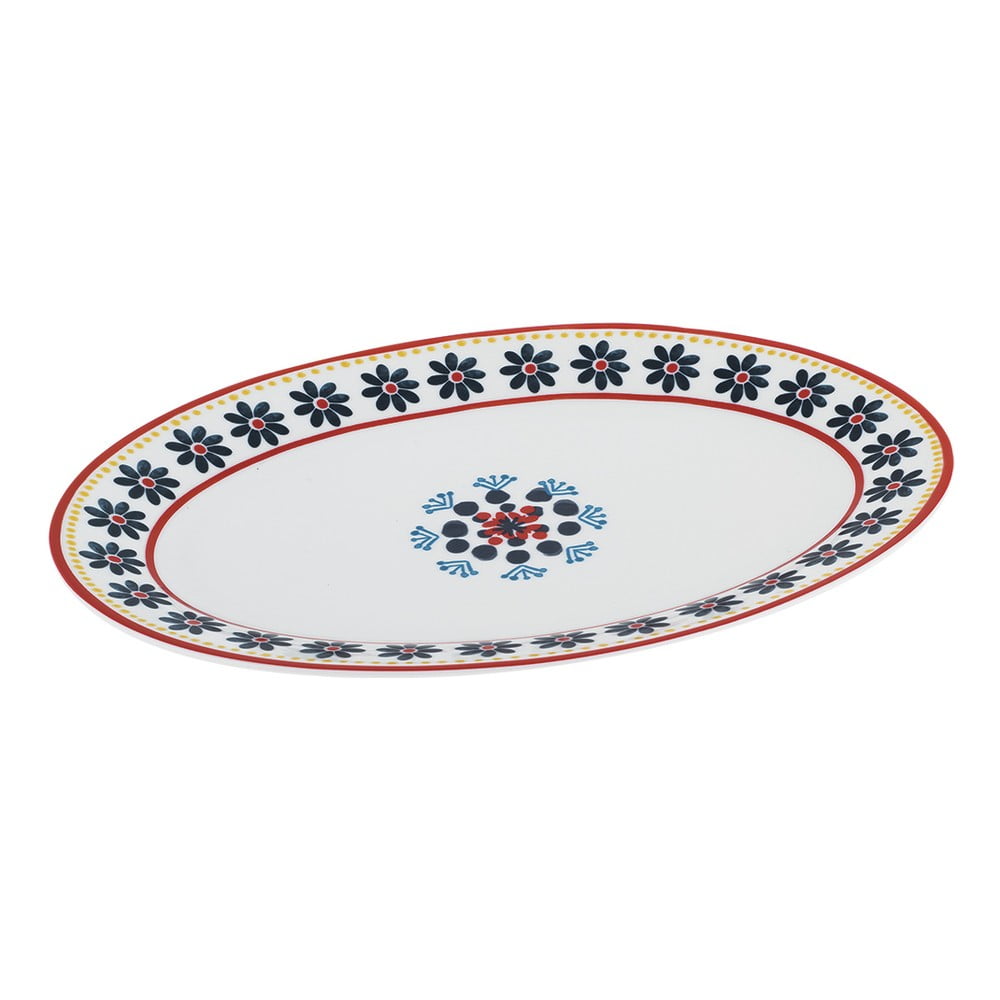 Gardeny porcelán tálaló tányér, 29,5 x 21 cm - Villa Altachiara