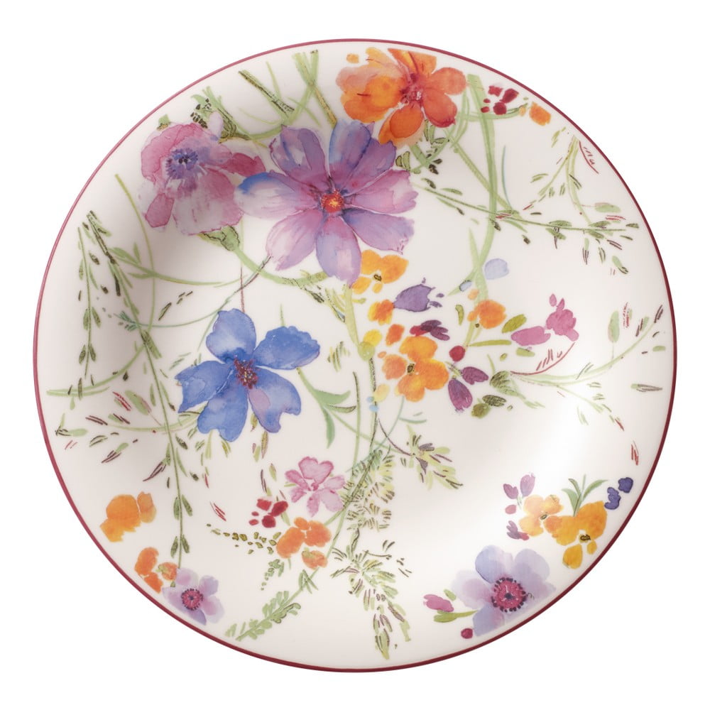 Mariefleur Tea virágmintás porcelán desszertes tányér, 21 cm - Villeroy & Boch