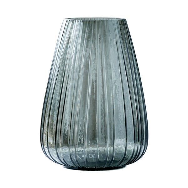Kusintha szürke üveg váza, magasság 22 cm - Bitz