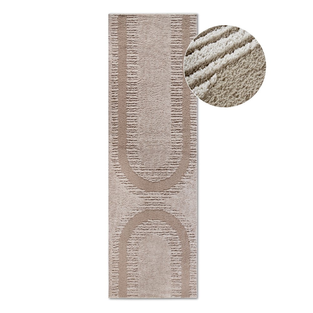 Bézs futószőnyeg 80x240 cm Bartoux Beige – Elle Decoration
