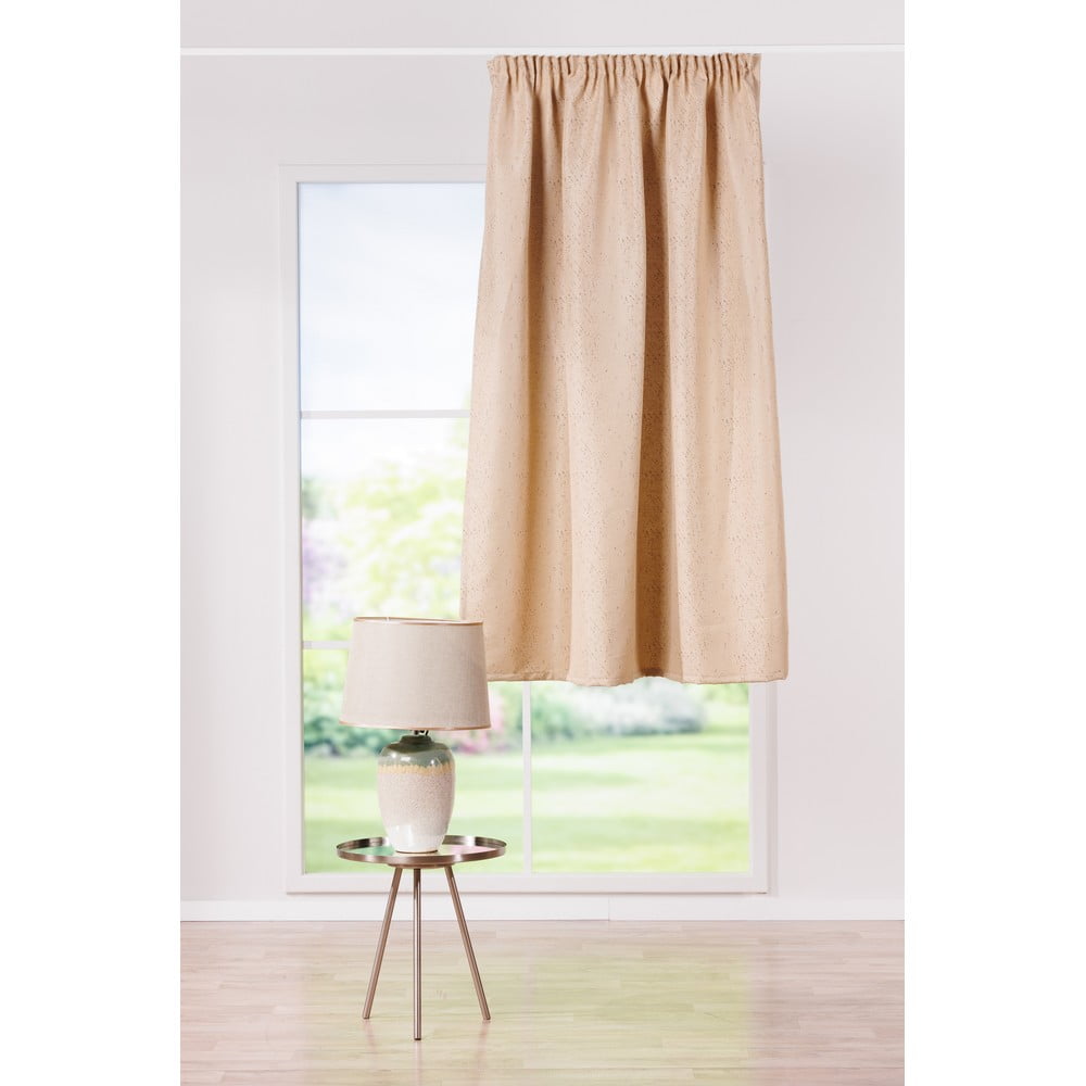 Bézs függöny 140x160 cm Soho – Mendola Fabrics
