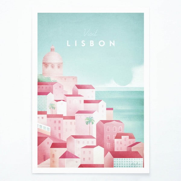 Lisbon poszter, A2 - Travelposter