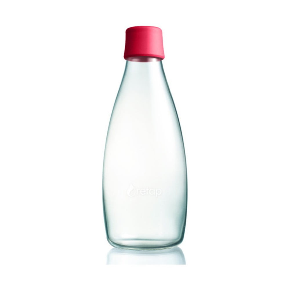 Rózsaszín üvegpalack, 800 ml - ReTap