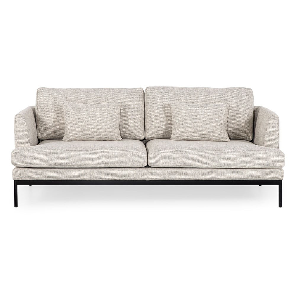 Pearl világosbézs kanapé, szélesség 204 cm - ndesign