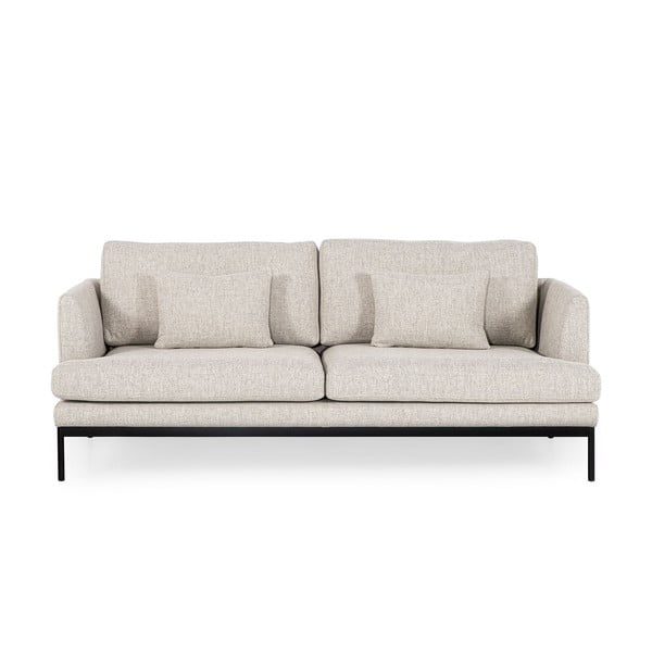 Pearl világosbézs kanapé, szélesség 204 cm - Ndesign