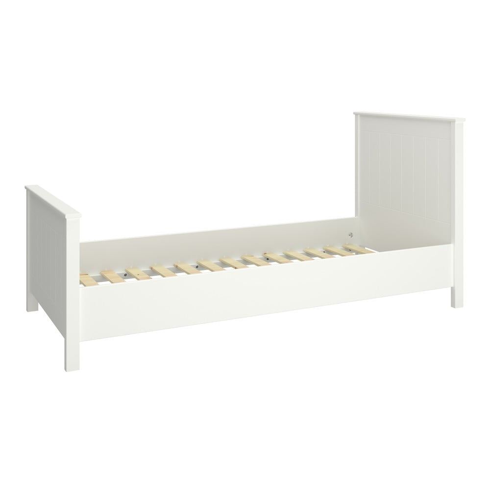 Fehér egyszemélyes ágy 90x200 cm tromsö - tvilum