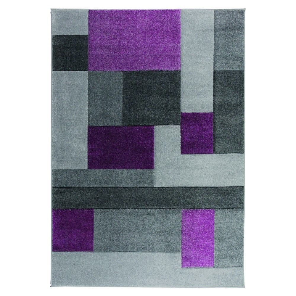 Cosmos szürke-lila szőnyeg, 160 x 230 cm - flair rugs