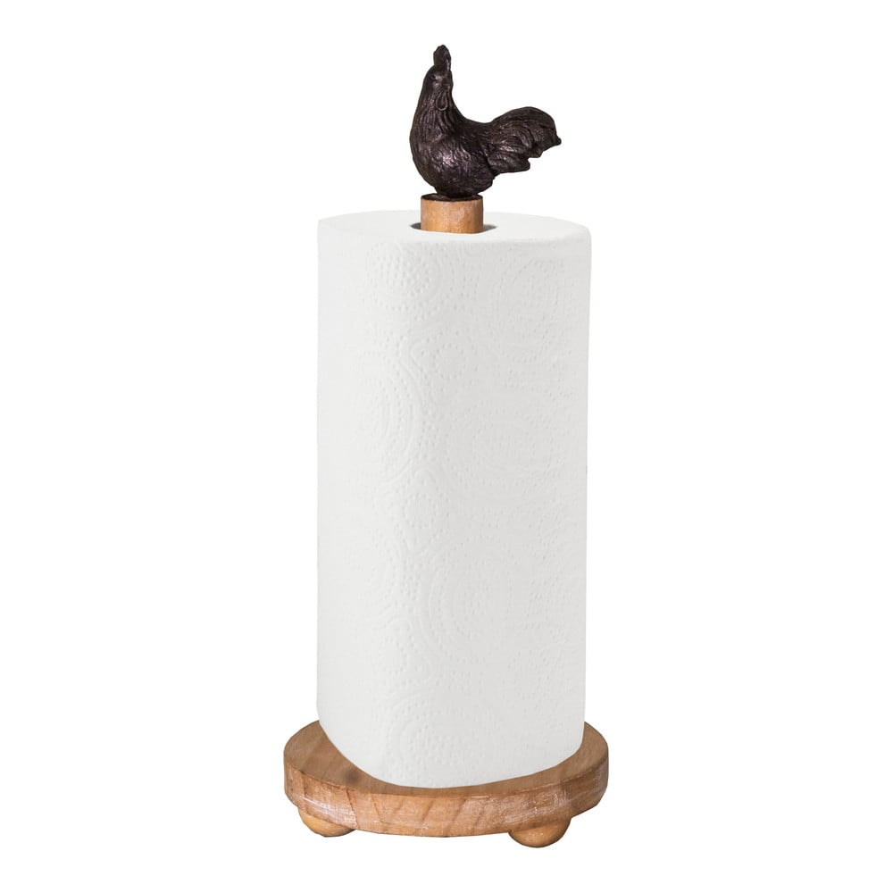 Fa WC-papír tartó Rooster – Antic Line