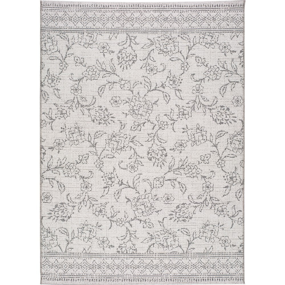 Weave Floral szürke kültéri szőnyeg, 130 x 190 cm - Universal