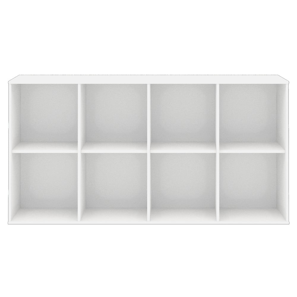Fehér moduláris polcrendszer 136x69 cm mistral kubus - hammel furniture