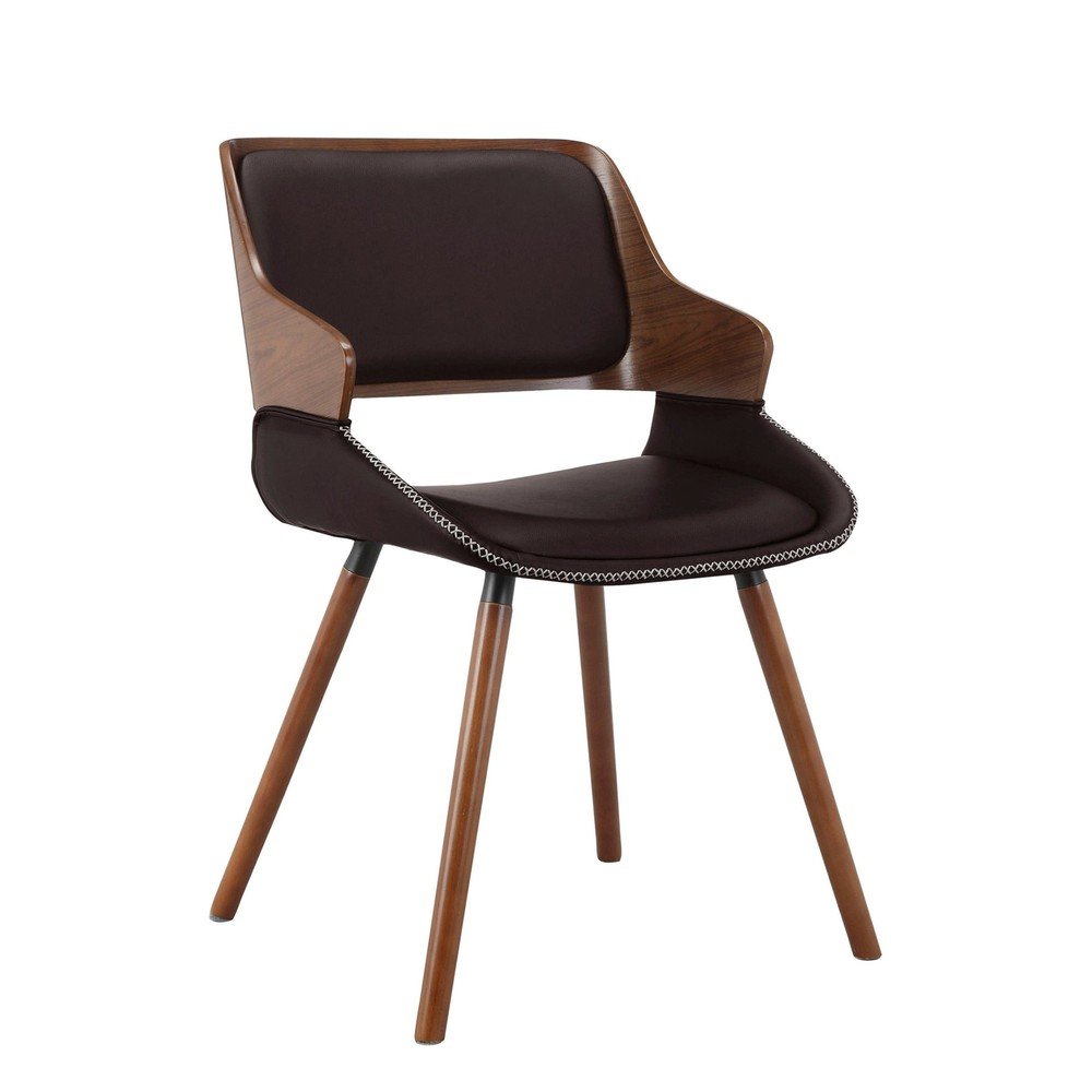 Barna bőrutánzat étkezőszék szett 2 db-os Akira – Støraa