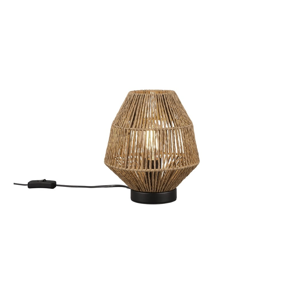 Barna asztali lámpa (magasság 20 cm) Miki – Trio