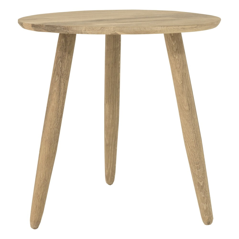 Uno tölgyfa tárolóasztal, ø 40 cm - Canett