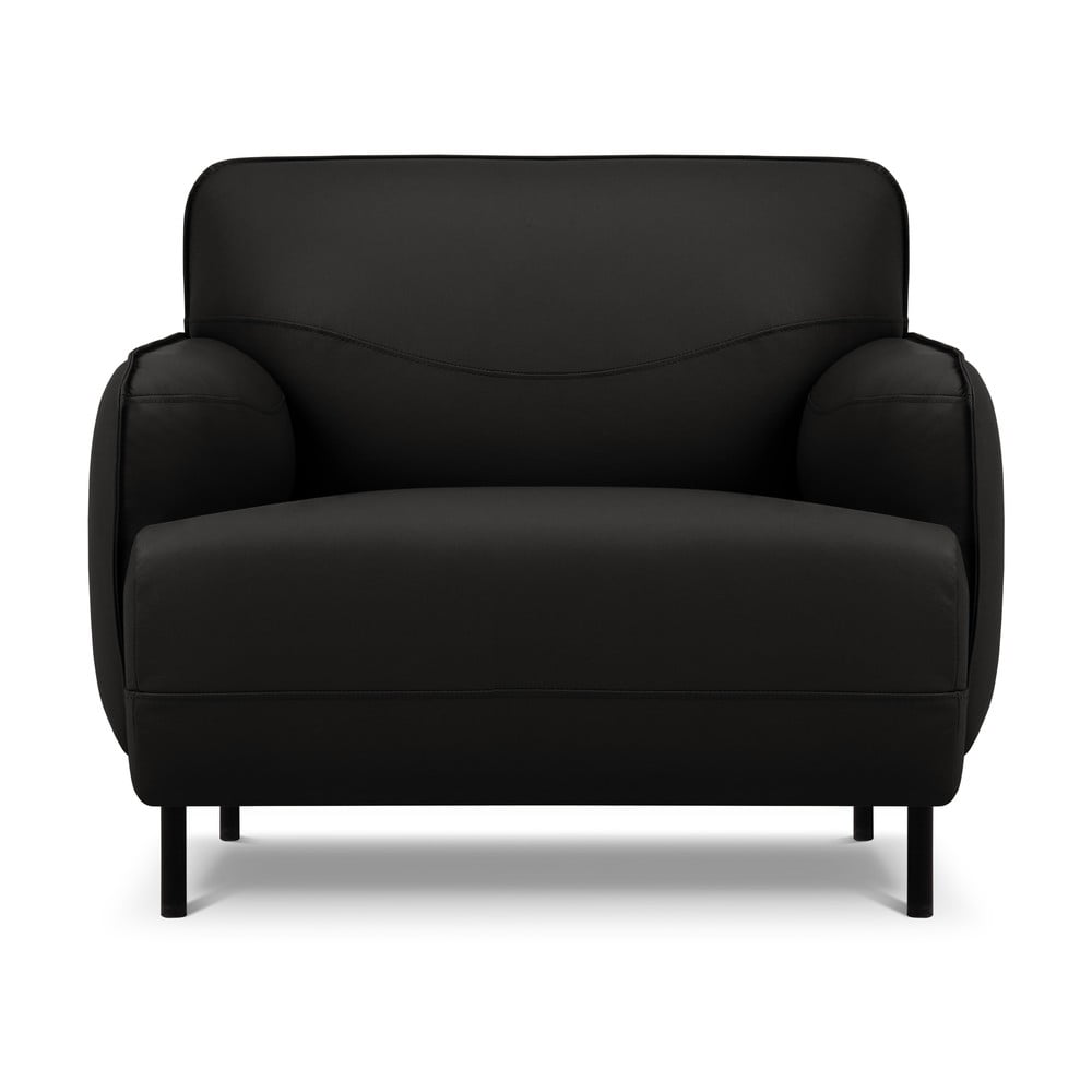 Neso fekete bőr fotel - Windsor & Co Sofas