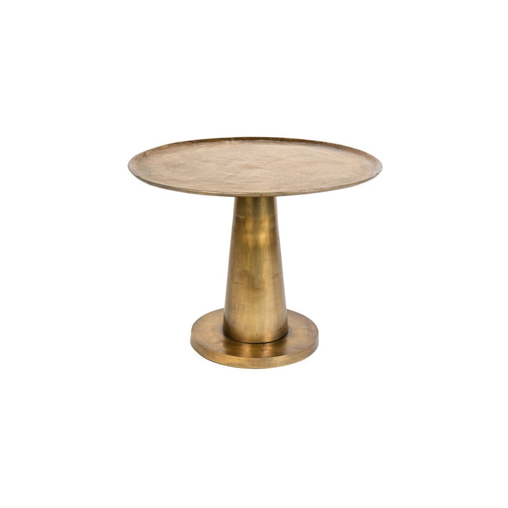 Brute aranyszínű fém tárolóasztal, ⌀ 63 cm - dutchbone