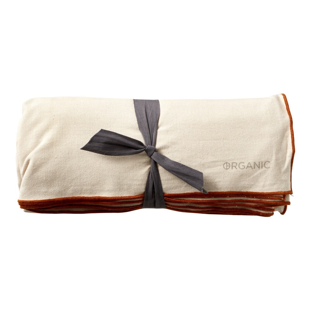 Organic bézs pamut asztalterítő, 250 x 140 cm - Södahl