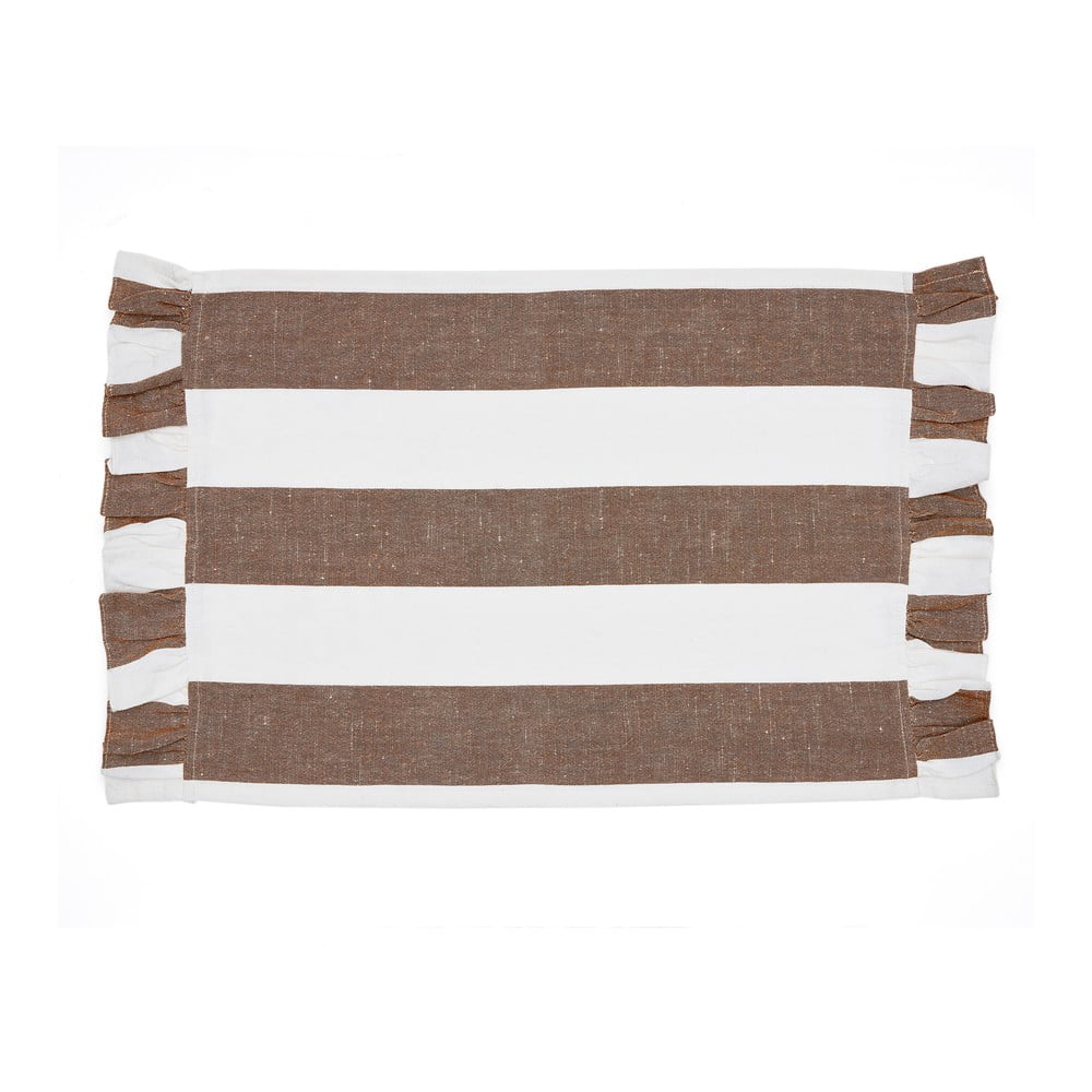 Lenkeverék tányéralátét szett 2 db-os 35x50 cm Maura – Kave Home