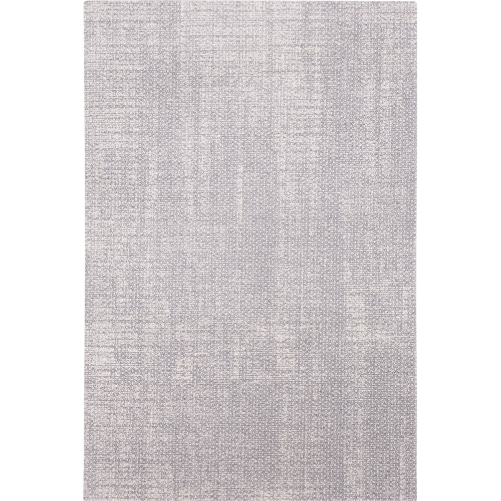 Világosszürke gyapjú szőnyeg 200x300 cm eden – agnella