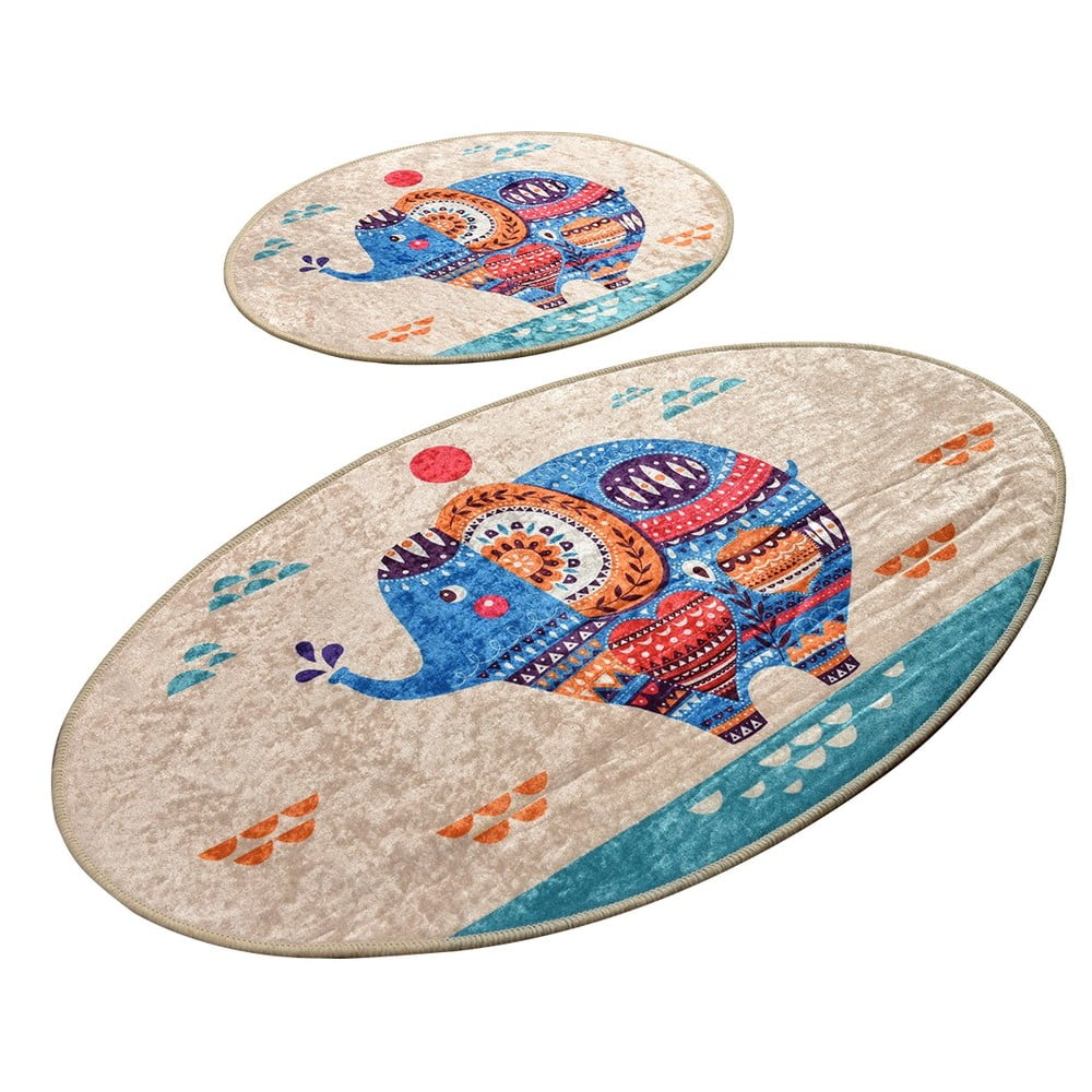 Fürdőszobai kilépő szett 2 db-os 60x100 cm Etnic – Foutastic