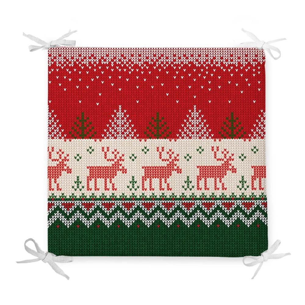 Merry Xmas karácsonyi pamutkeverék székpárna, 42 x 42 cm - Minimalist Cushion Covers