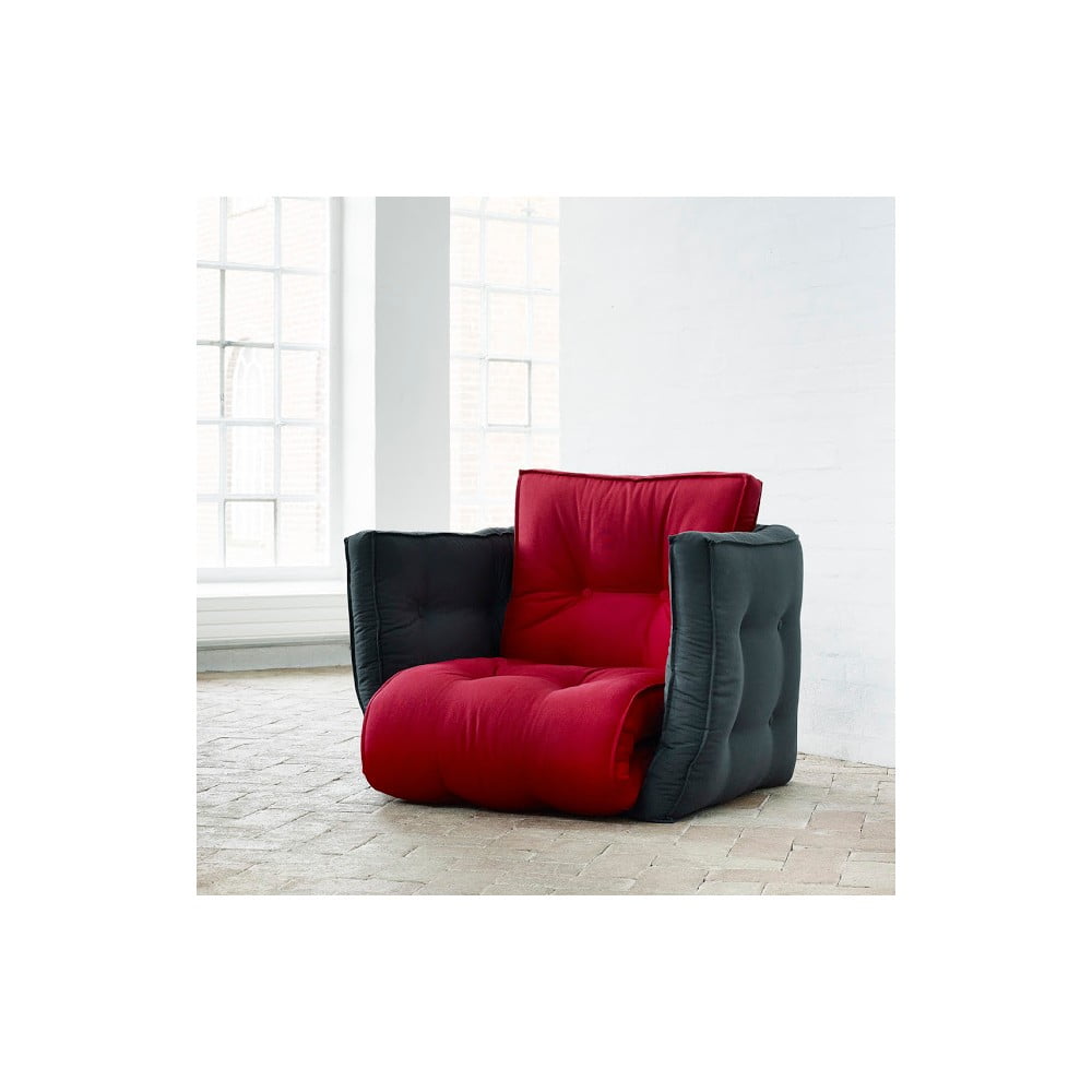 Dice Red/Gray kinyitható fotelágy - Karup