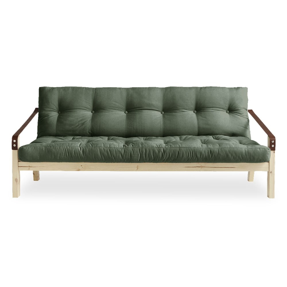 Poetry natural clear/olive green variálható kanapé - karup design